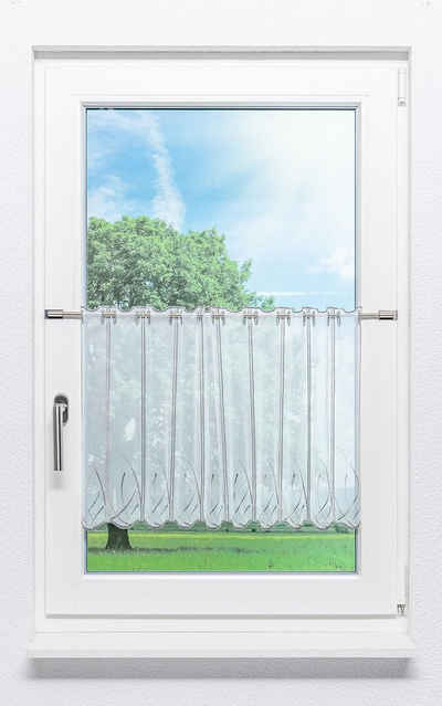 Scheibengardine Scheibengardine Abstrakta, LYSEL®, (1 St), transparent, HxB 45x40cm