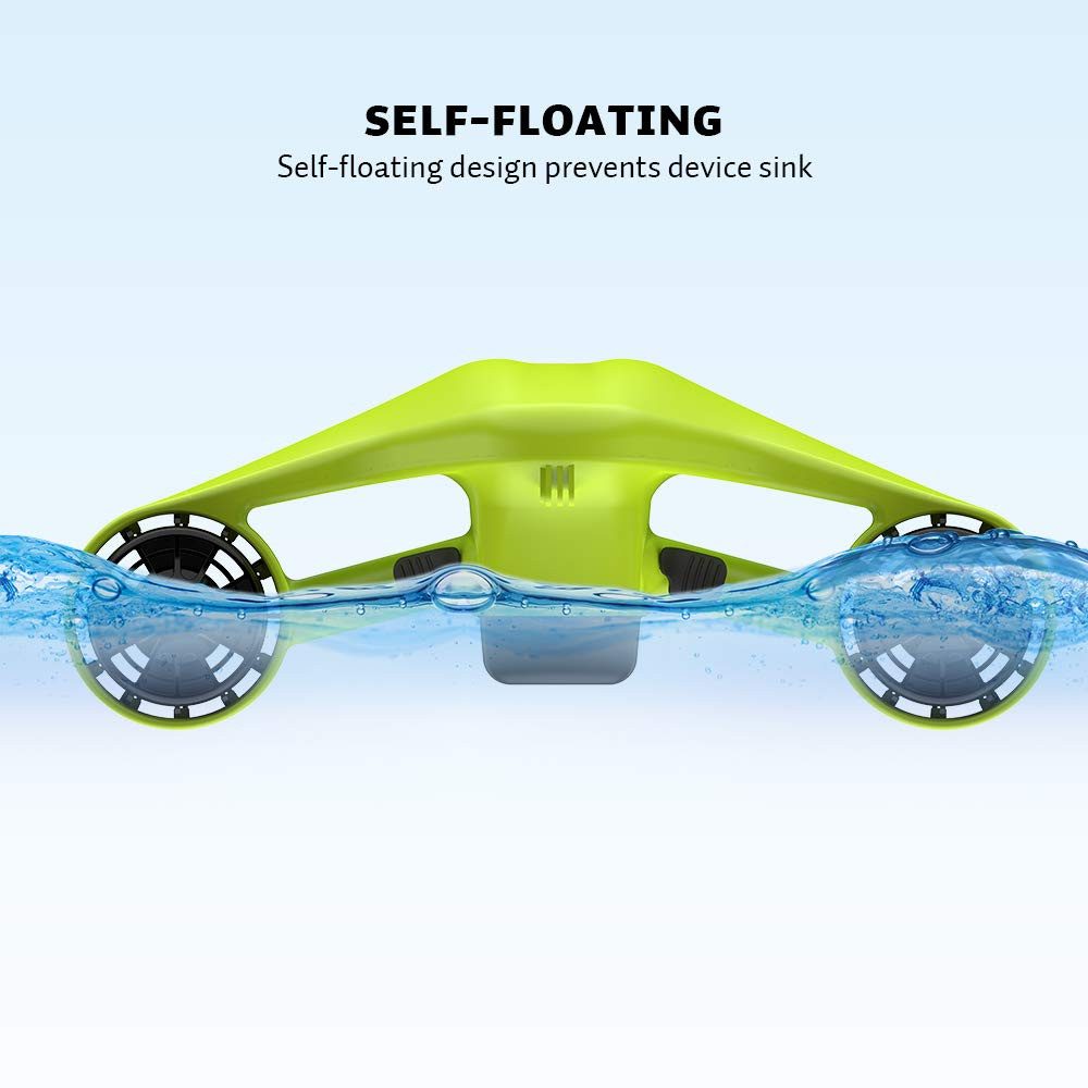 EVERCROSS TECH Schwimmhilfe MANTA Unterwasserscooter mit Sportkamera-Halterung, 600W Dubbelmotor-Ontwerp, 35 Minuten Batterijduur, 3 Snelheden, IPX8 – Bild 3 von 5