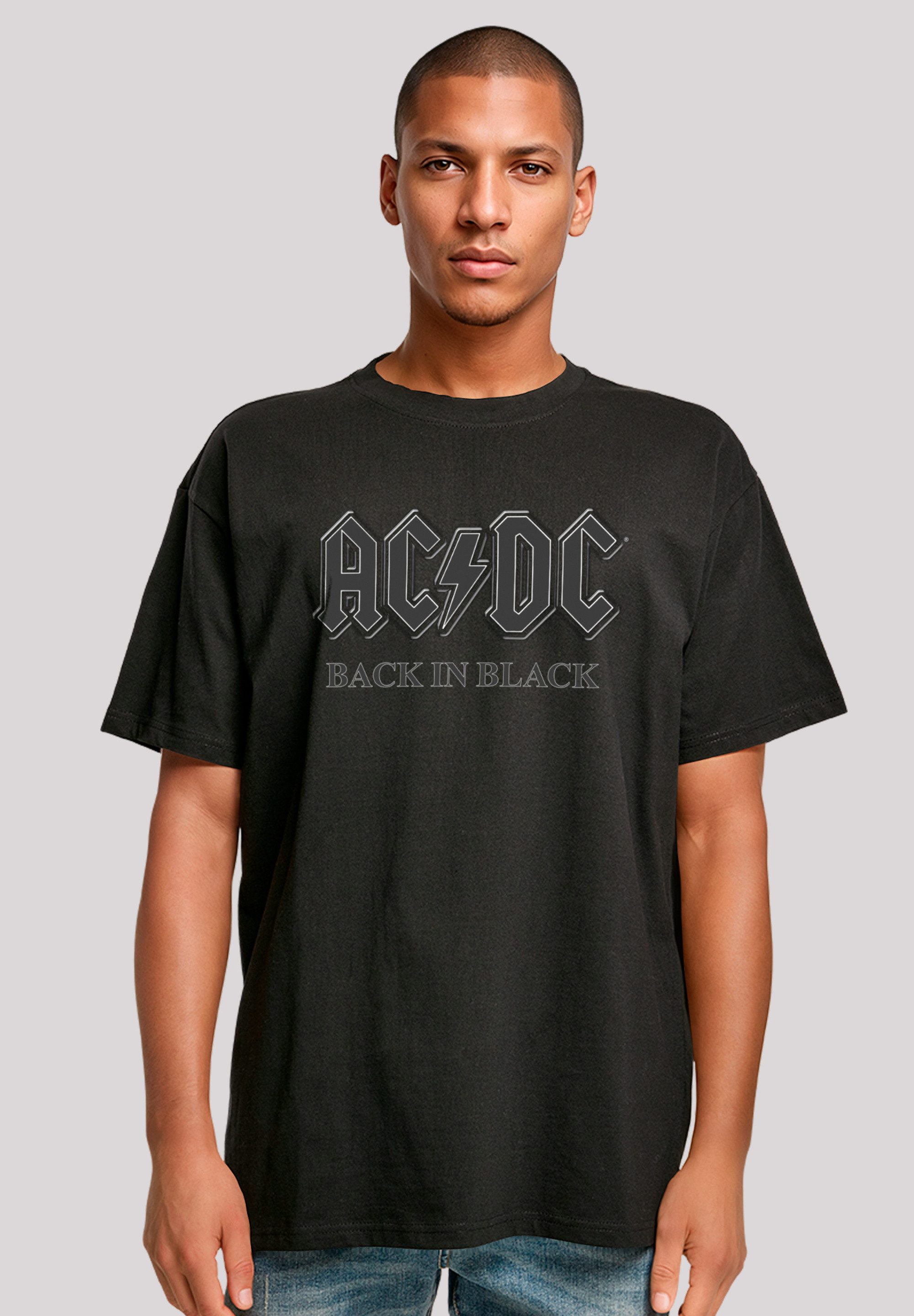F4NT4STIC T-Shirt ACDC Back in Black Premium Qualität günstig online kaufen