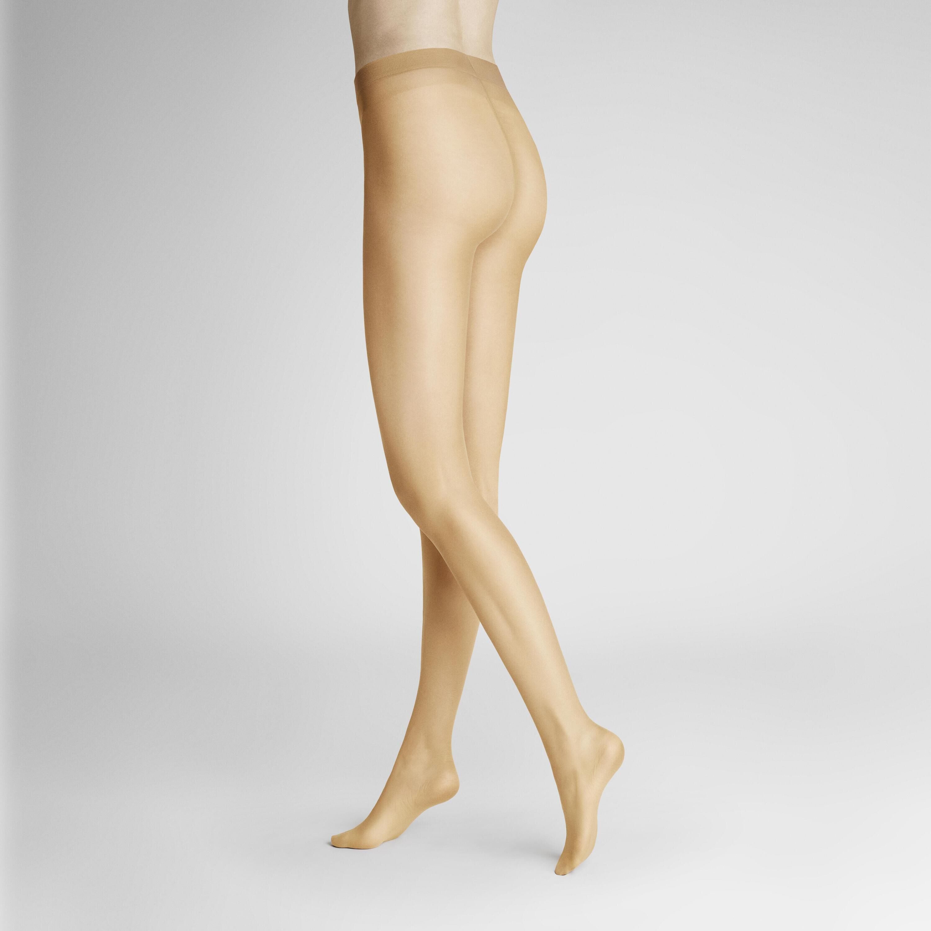 Hudson Feinstrumpfhose SIMPLY 20 15 DEN (2er Pack) transparente verstärkte Spitze, Komfortbund