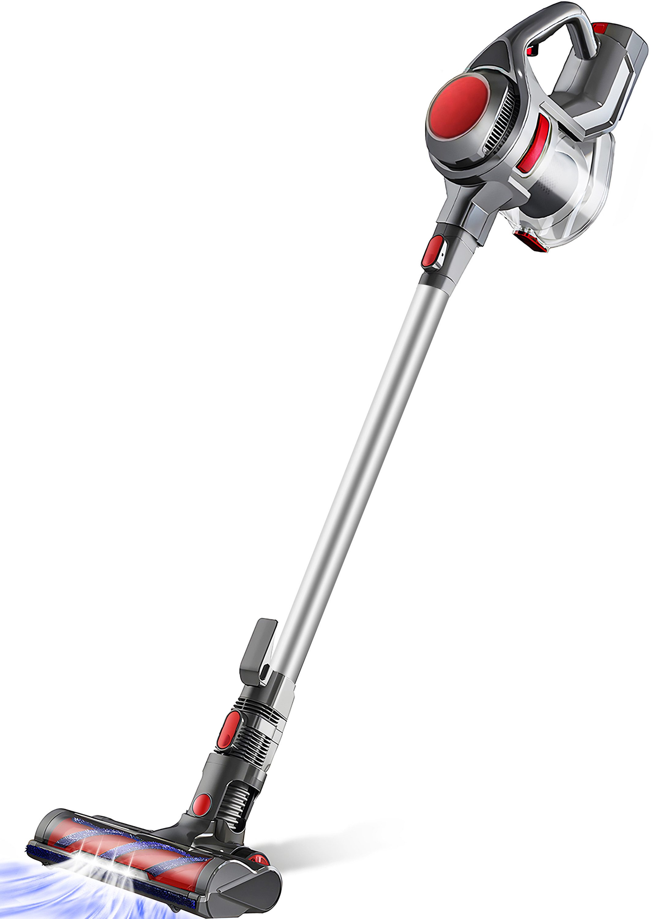 Lexzurn Akku-Hand-und Stielstaubsauger Akku Staubsauger, Staubsauger Kabellos, Staubsauger mit 4 Hepa Filter, 36000Pa, 1.6 L Staubbehälter, 50 Min,Kabelloser Staubsauger für Tierhaare,Teppich und Hartböden