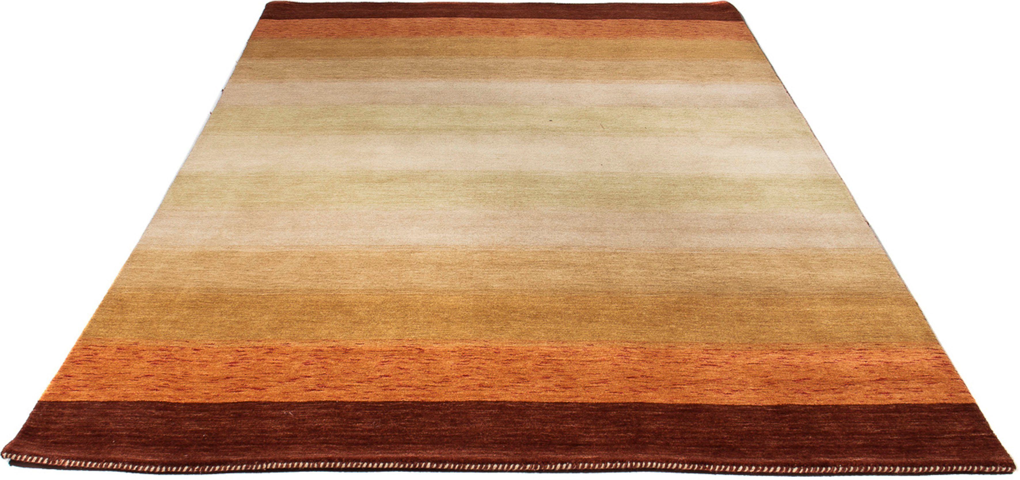 Wollteppich Gabbeh - Loribaft Softy - 240 x 170 cm - mehrfarbig, morgenland, rechteckig, Höhe: 12 mm, Wohnzimmer, Einzelstück