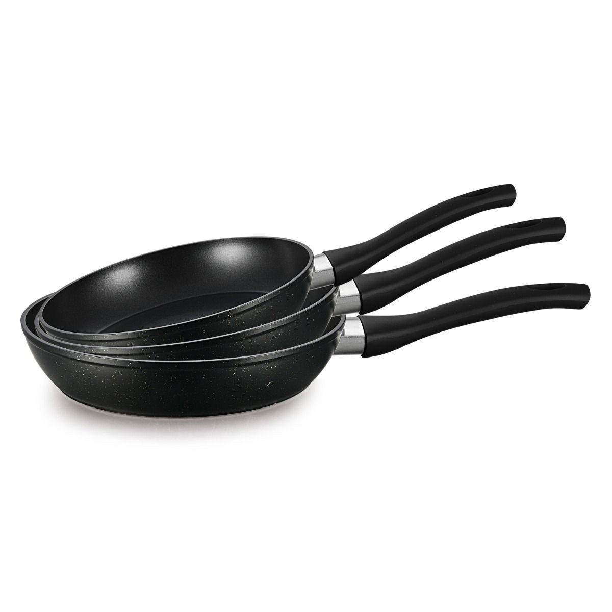 alesvelt Сковороды-Set Сковороды Set Nova 3-tlg. Ø20/24/28 CM Induktion antihaft Marmordesign, Aluminium, Induktion, Ø28, Ø24, Ø20