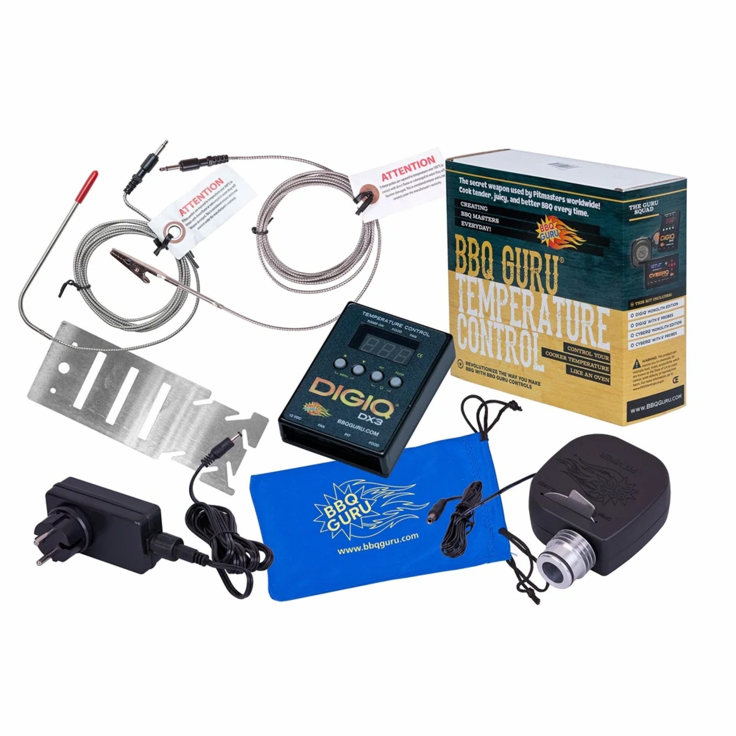 MONOLITH Keramikgrill Monolith DigiQ DX3 Universal Set Keramikgrill Temperaturregler