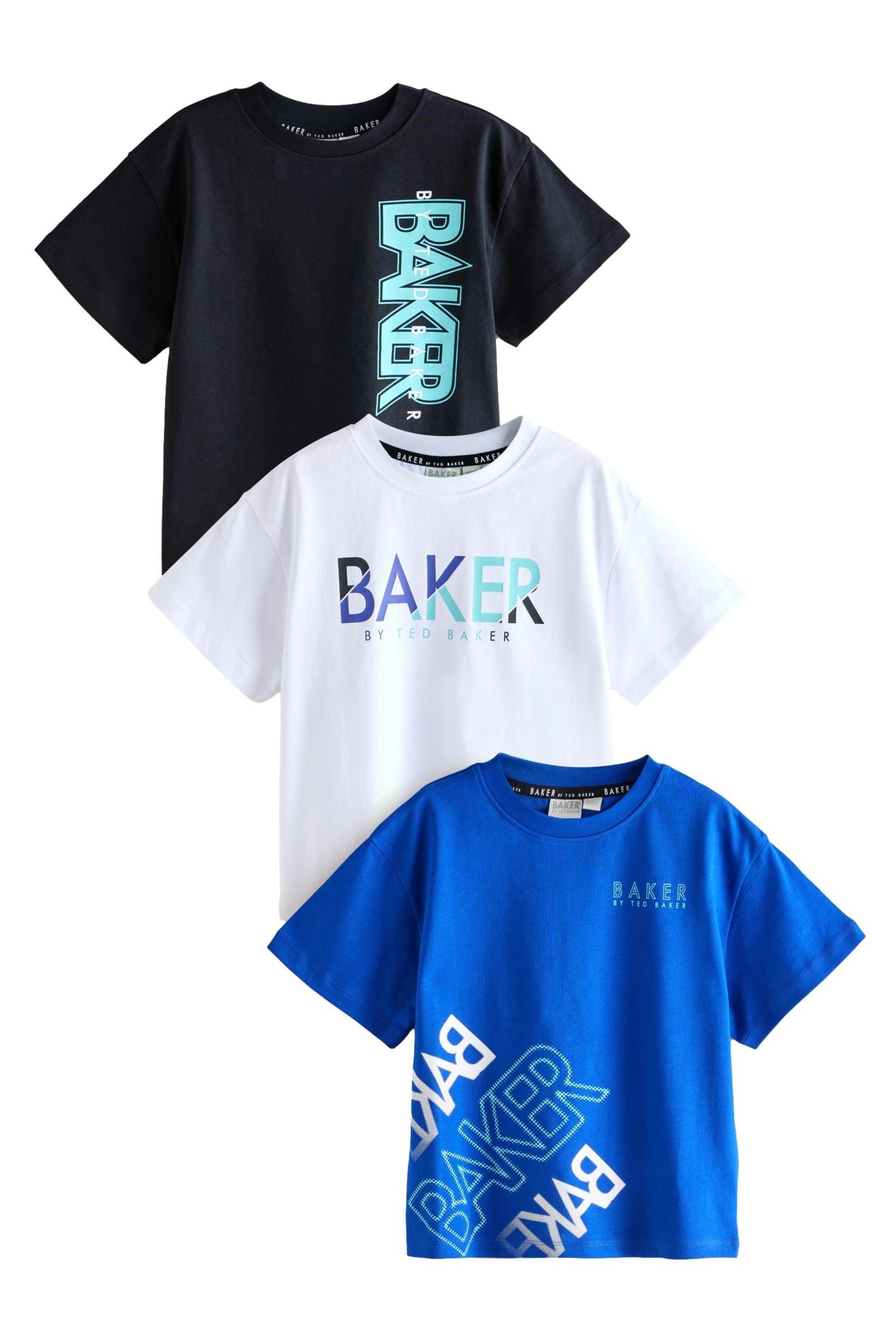 T-Shirt Baker by Ted Baker T-Shirt mit Grafik, 3er-Pack