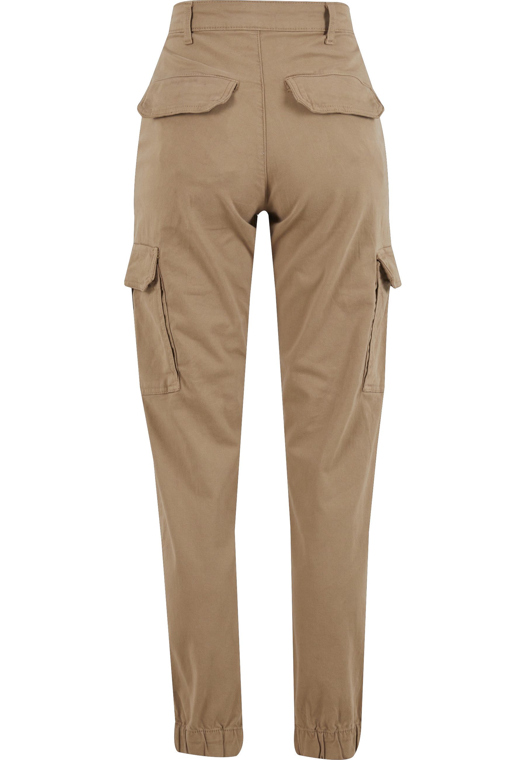 URBAN CLASSICS Stoffhose Urban Classics Damen Ladies Cotton Twill Utility Pants (1-tlg)