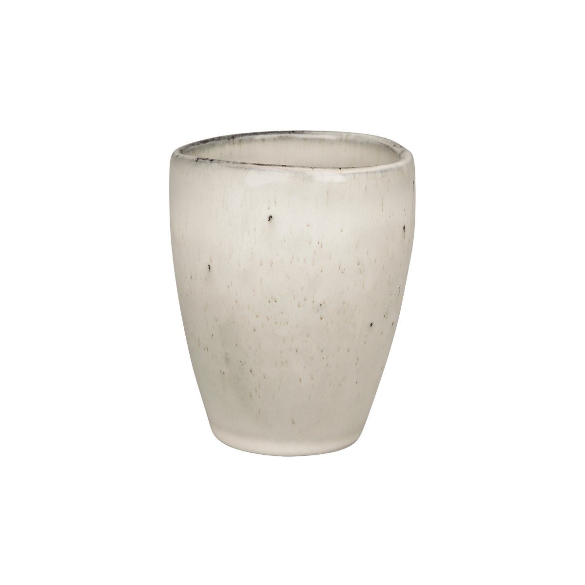 Broste Copenhagen Becher NORDIC SAND Becher ohne Henkel 0,25 l, Steinzeug mit reaktiver Glasur, Nordic Sand Becher