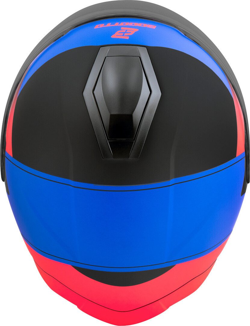 Bogotto Motorradhelm H586 City-B Jethelm, Herausnehmbares Innenfutter,integriertes Sonnenvisier – Bild 4 von 5