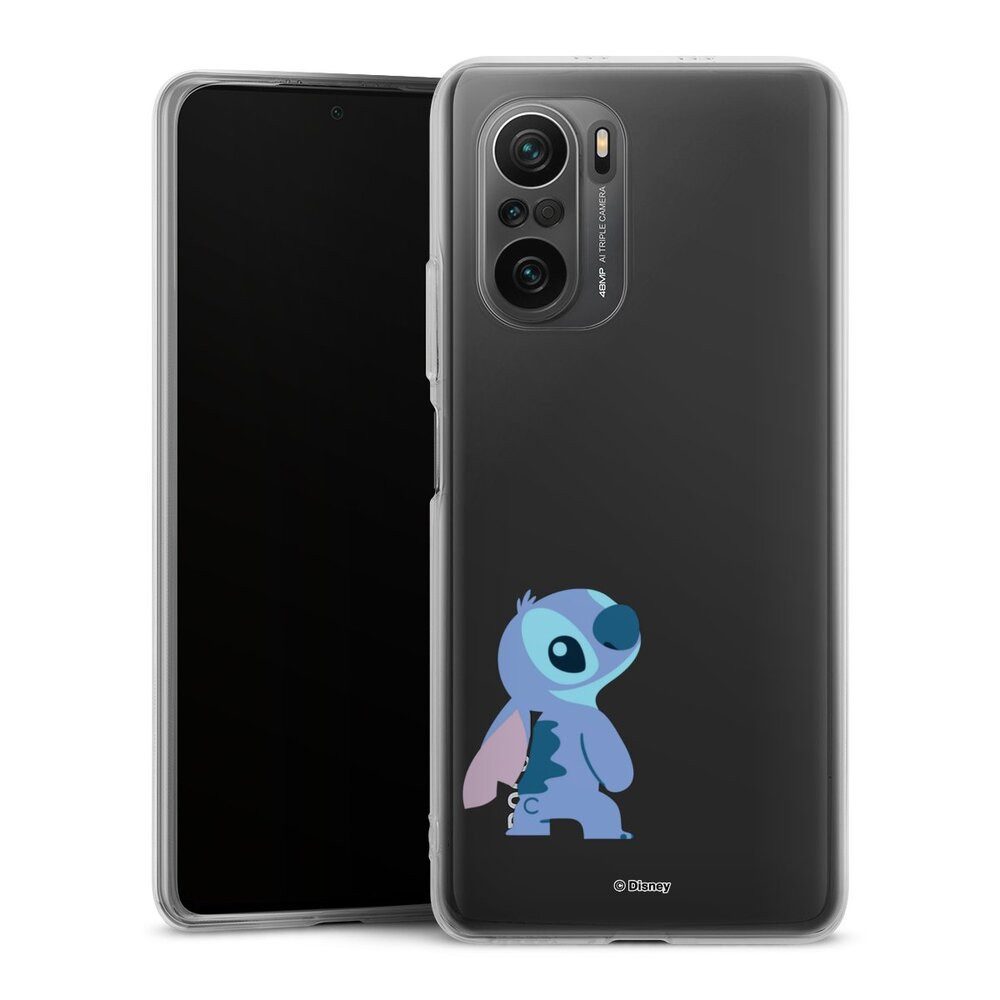 DeinDesign Handyhülle Lilo & Stitch Fanartikel Disney Stitch Smiling, Xiaomi Poco F3 Silikon Hülle Bumper Case Handy Schutzhülle