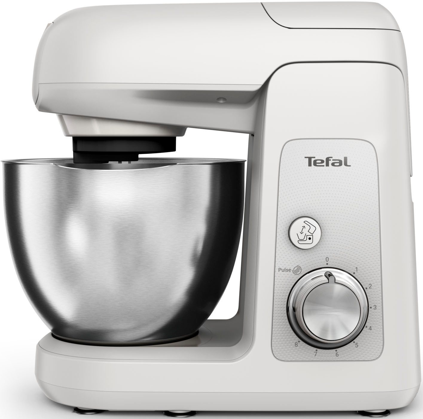Tefal Küchenmaschine Bake Partner QB525B, inkl. Standmixeraufsatz und vollständigem Back-Kit, 1100 W, 4,6 l Schüssel, langlebiges Metallgetriebe, planetarisches Rührsystem