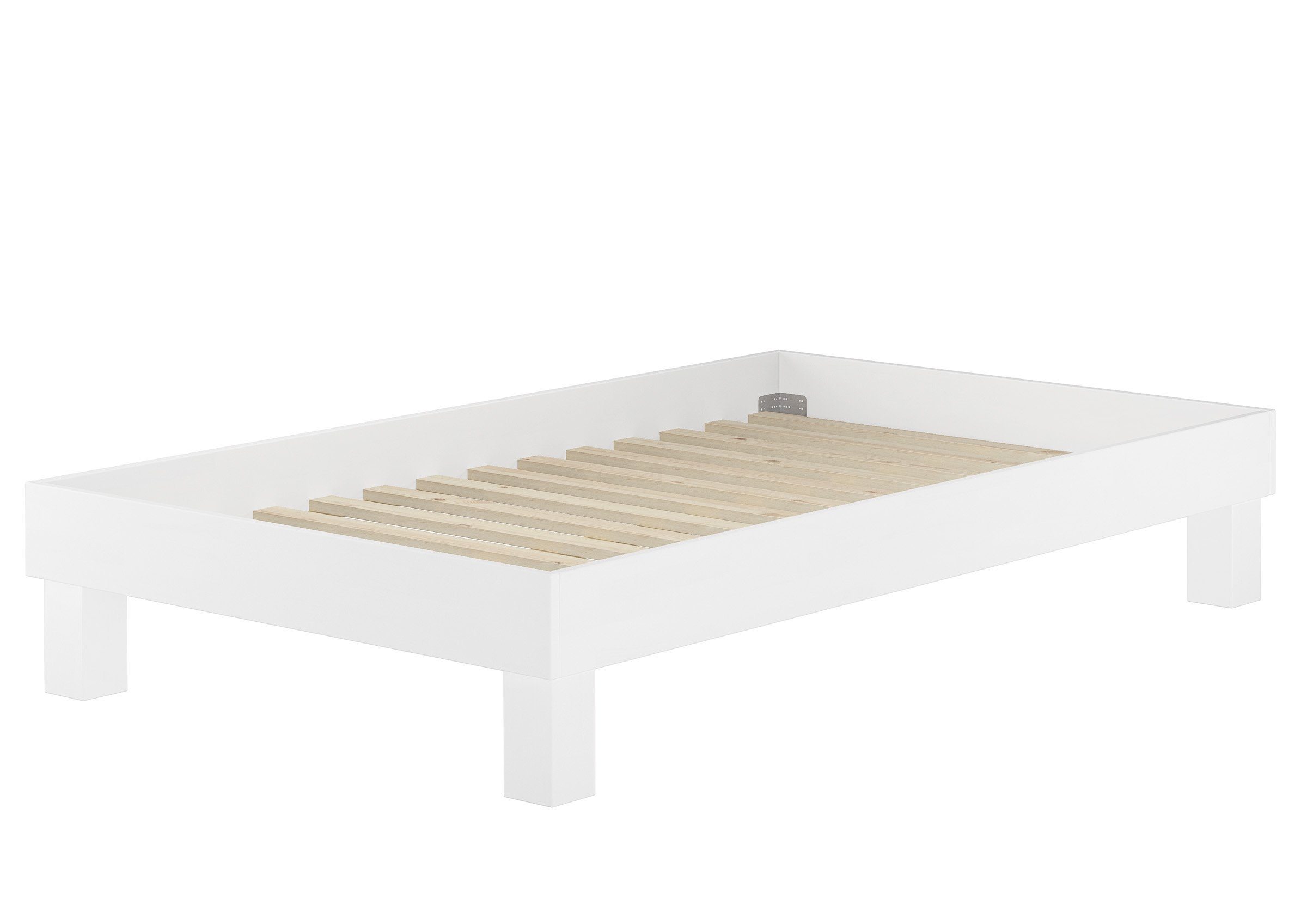 ERST-HOLZ Bett Hohes Einzelbett Gästebett Buche günstig online kaufen