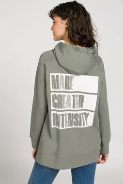 Gina Laura Sweatshirt Hoodie Schriftdruck Kapuze Sweatshirt Langarm