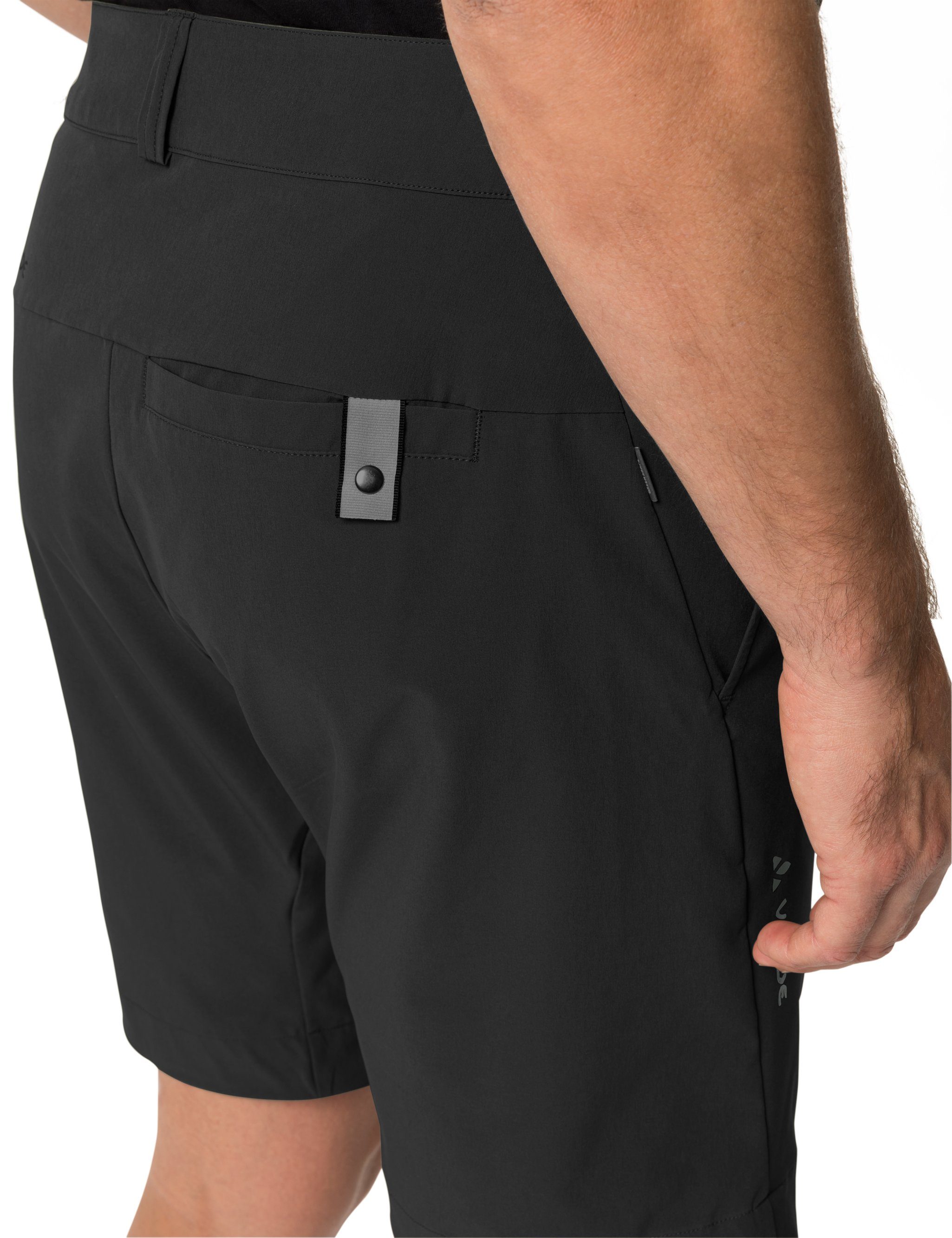 Shorts (1-tlg) Men's Grüner VAUDE Funktionshose black Knopf Cyclist