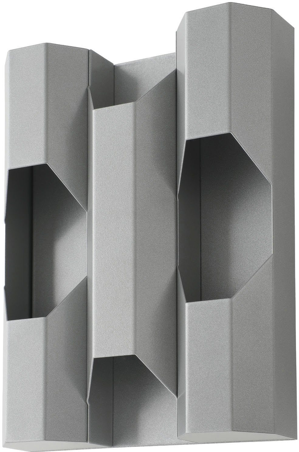 EGLO Deckenleuchte ZINACUA, Leuchtmittel wechselbar, ohne Leuchtmittel, Deckenleuchte in silber aus Stahl - inkl. GU10 - 4,5W