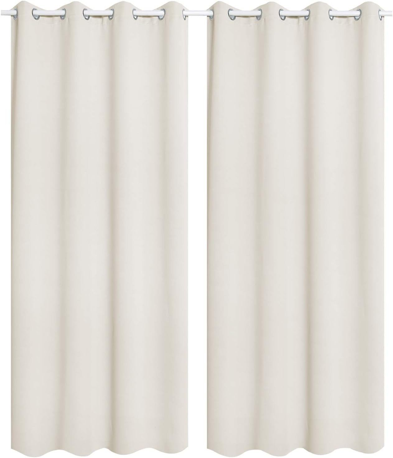 Woltu Vorhang (2 St), Ösen, blickdicht, Leichte Wärmeisolierend Kälteschutz günstig online kaufen