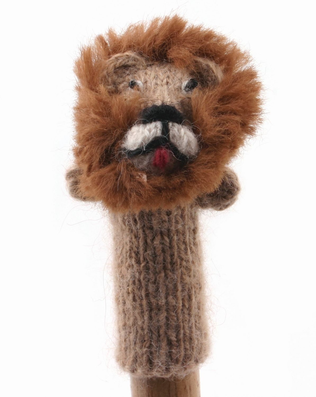 El Puente Fingerpuppe Gestrickte Fingerpuppe "Löwe", Handmade, Handmade