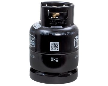BlueCraft Gas, 8 kg Premium BBQ Gaslfasche inkl. Weber Grillthermometer
