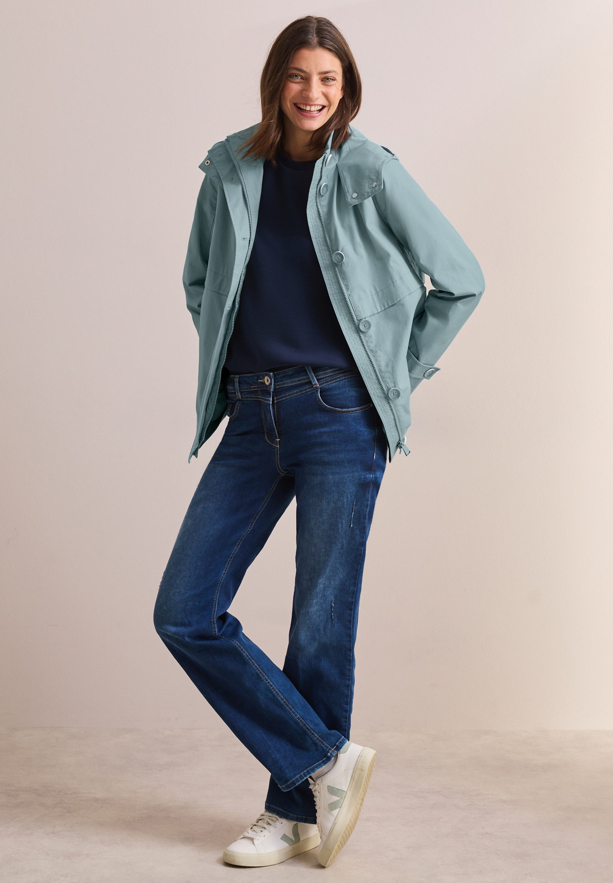 CECIL Cargojacke mit Kapuze in Tasche am Nacken – Bild 4 von 5