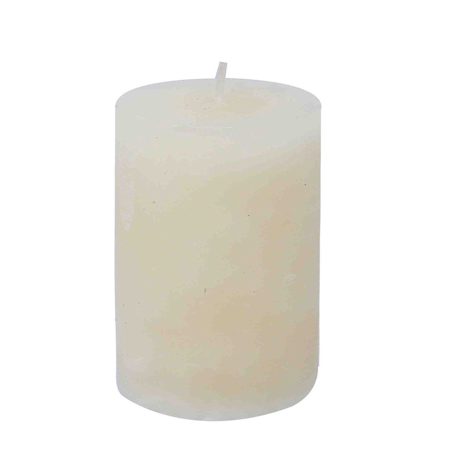 B&S Stumpenkerze Rustikkerze durchgefärbt champagner 10 x Ø 7 cm günstig online kaufen