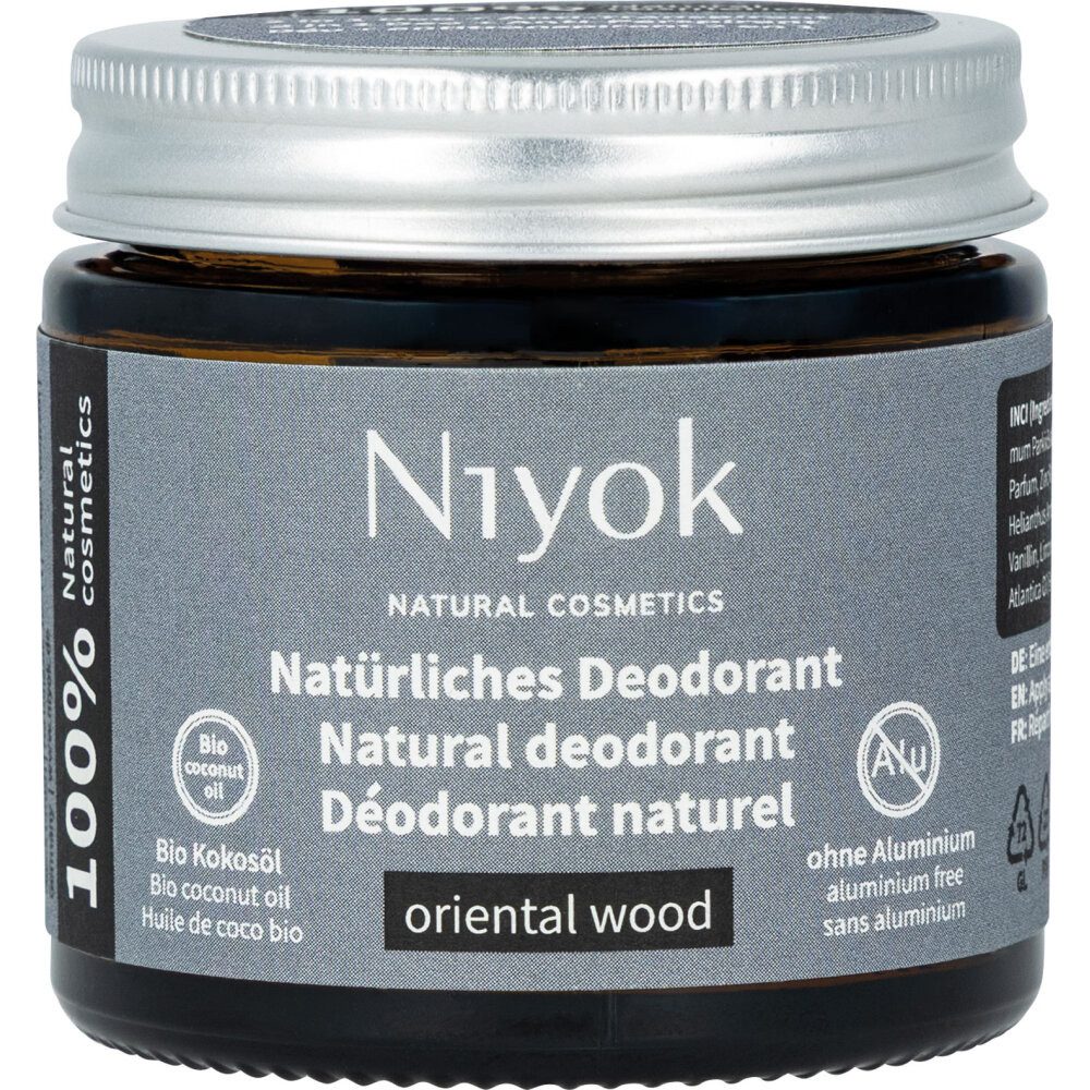 Niyok Deo-Creme Deocreme in Oriental Wood, 40 ml