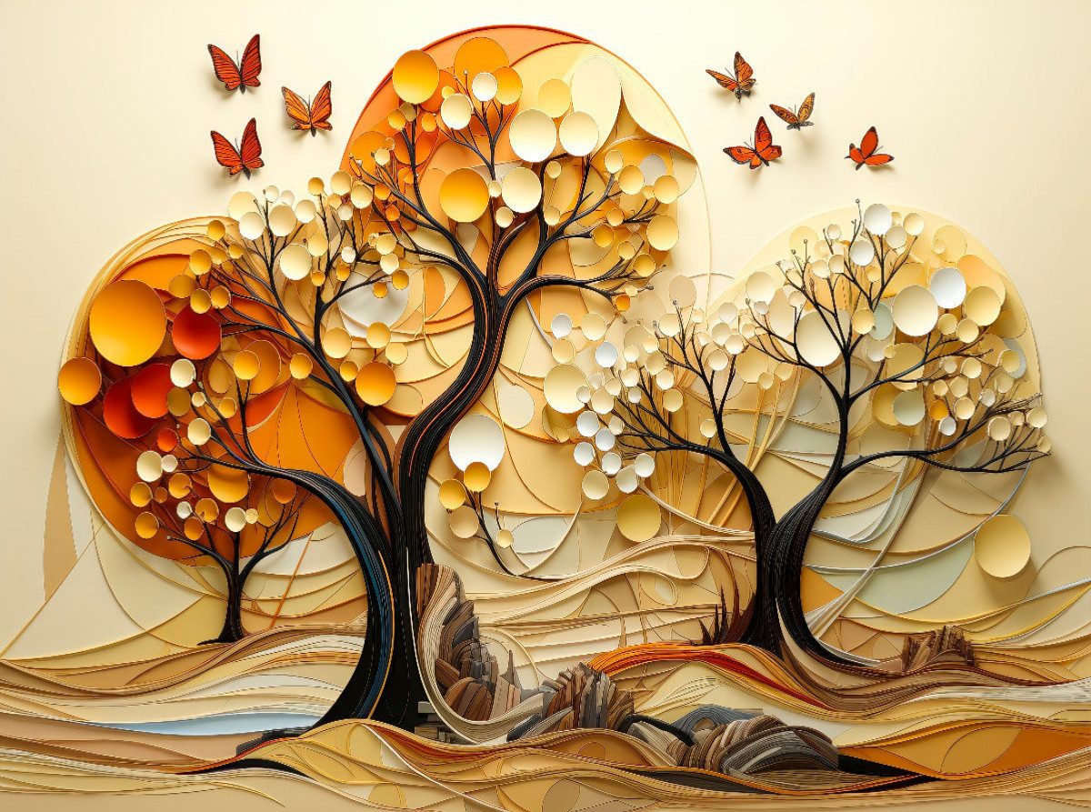 CALVENDO Puzzle CALVENDO Puzzle Baum Kunst, 2000 Teile Lege-Größe 90x67cm Foto-Puzzle, 2000 Puzzleteile
