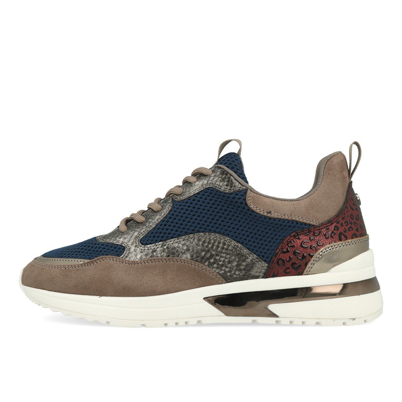 La Strada 2003018 Damen Sneaker Taupe Micro Multi Sneaker