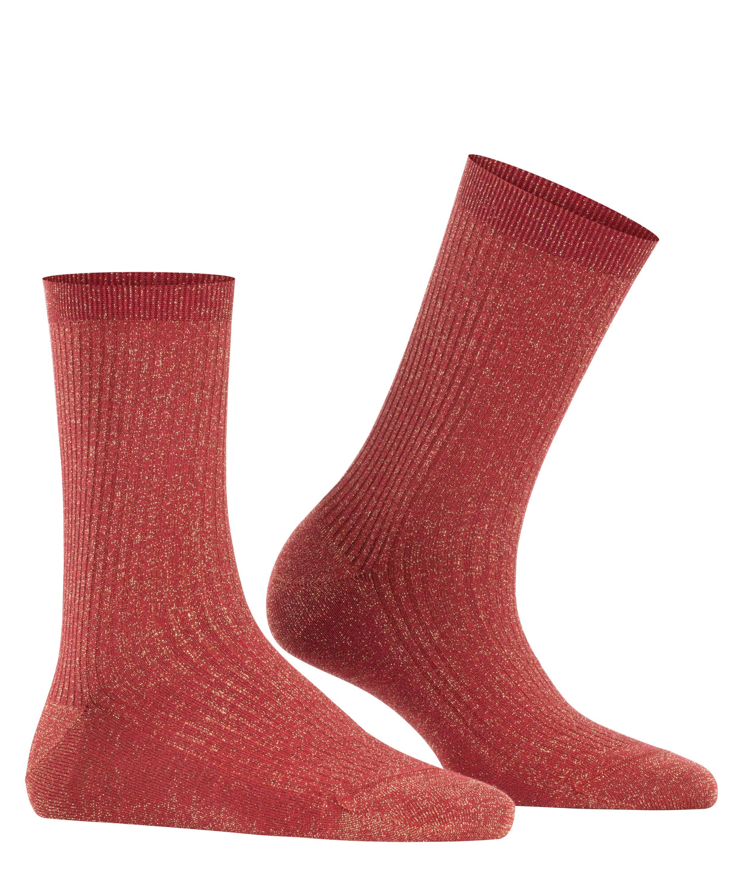 FALKE Socken Shiny Rib (1-Paar) BURGUND (8011)