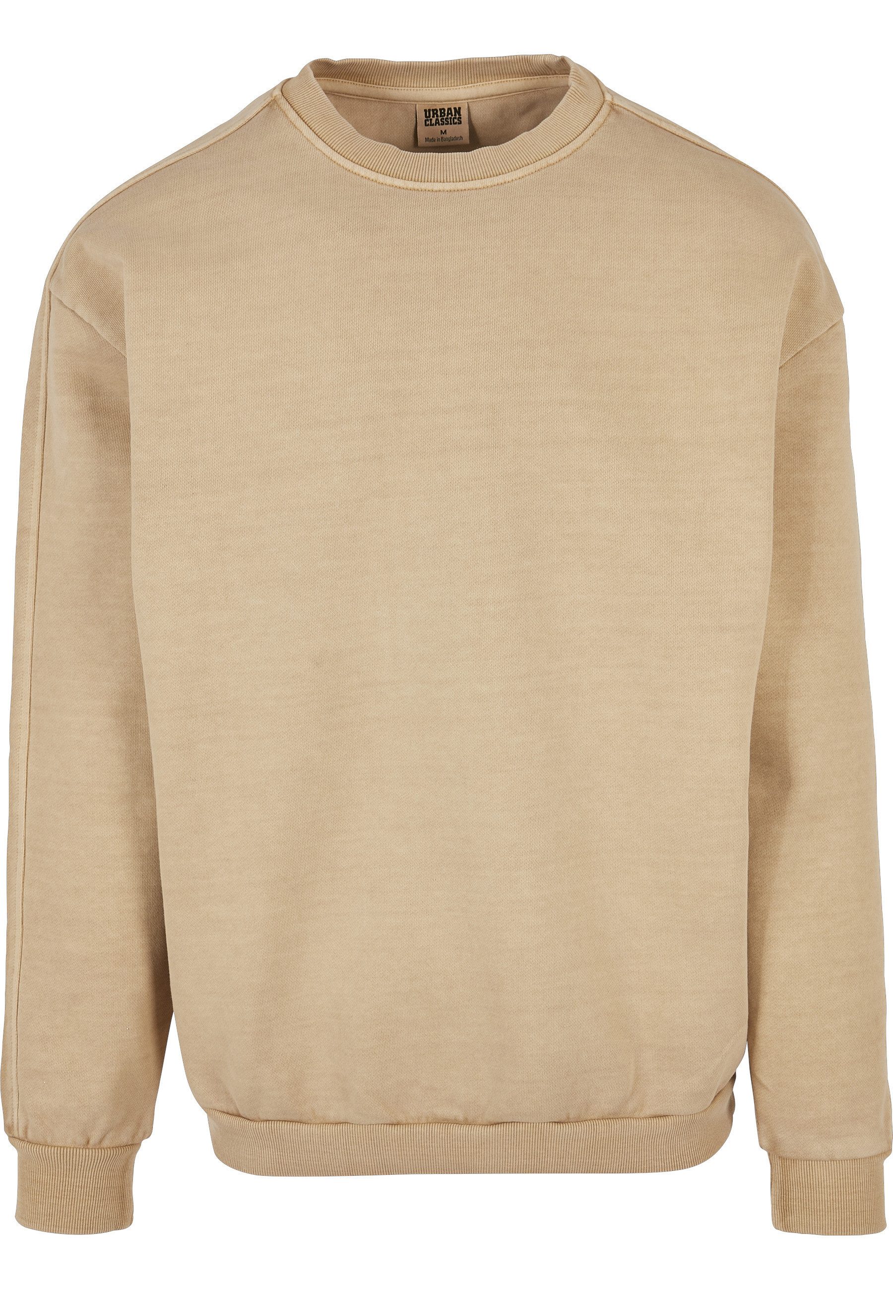 URBAN CLASSICS Sweater Urban Classics Herren Heavy Terry Garment Dye Crew (1-tlg)