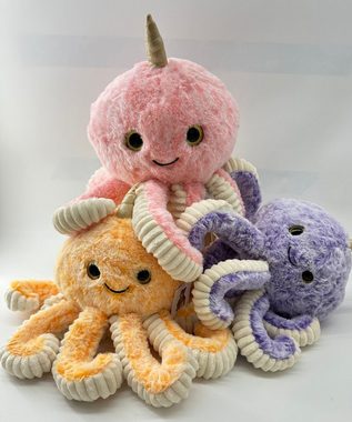 soma Kuscheltier Krake Plüsch Spielzeug Octopus Kuscheltier Cartoon Oktopus Orange 70cm (1-St), Super weicher Plüsch Stofftier Kuscheltier für Kinder zum spielen