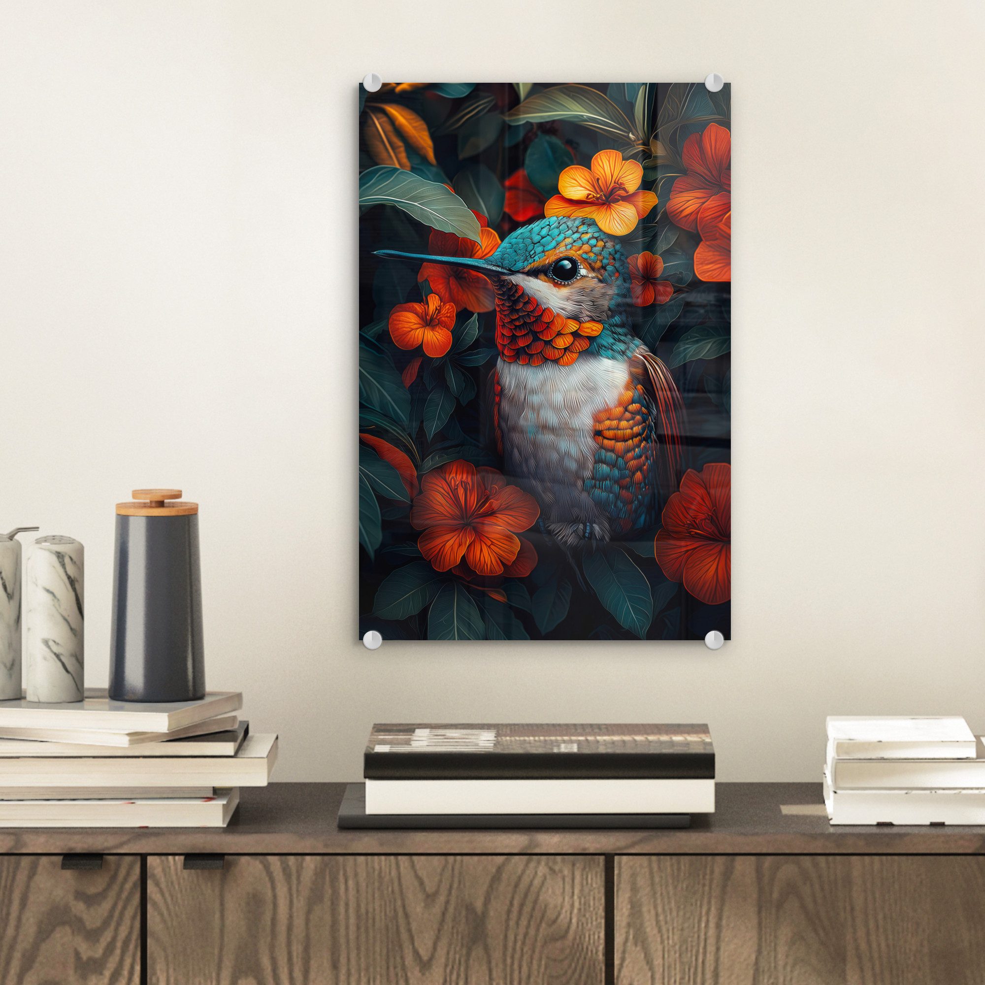 MuchoWow Acrylglasbild Kolibri - Vogel - günstig online kaufen
