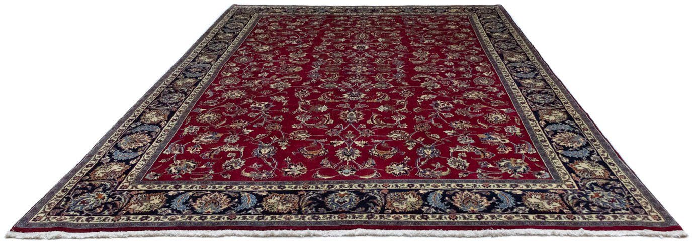 Wollteppich Maschad Durchgemustert Rosso 340 x 244 cm, morgenland, rechteckig, Höhe: 10 mm, Unikat mit Zertifikat