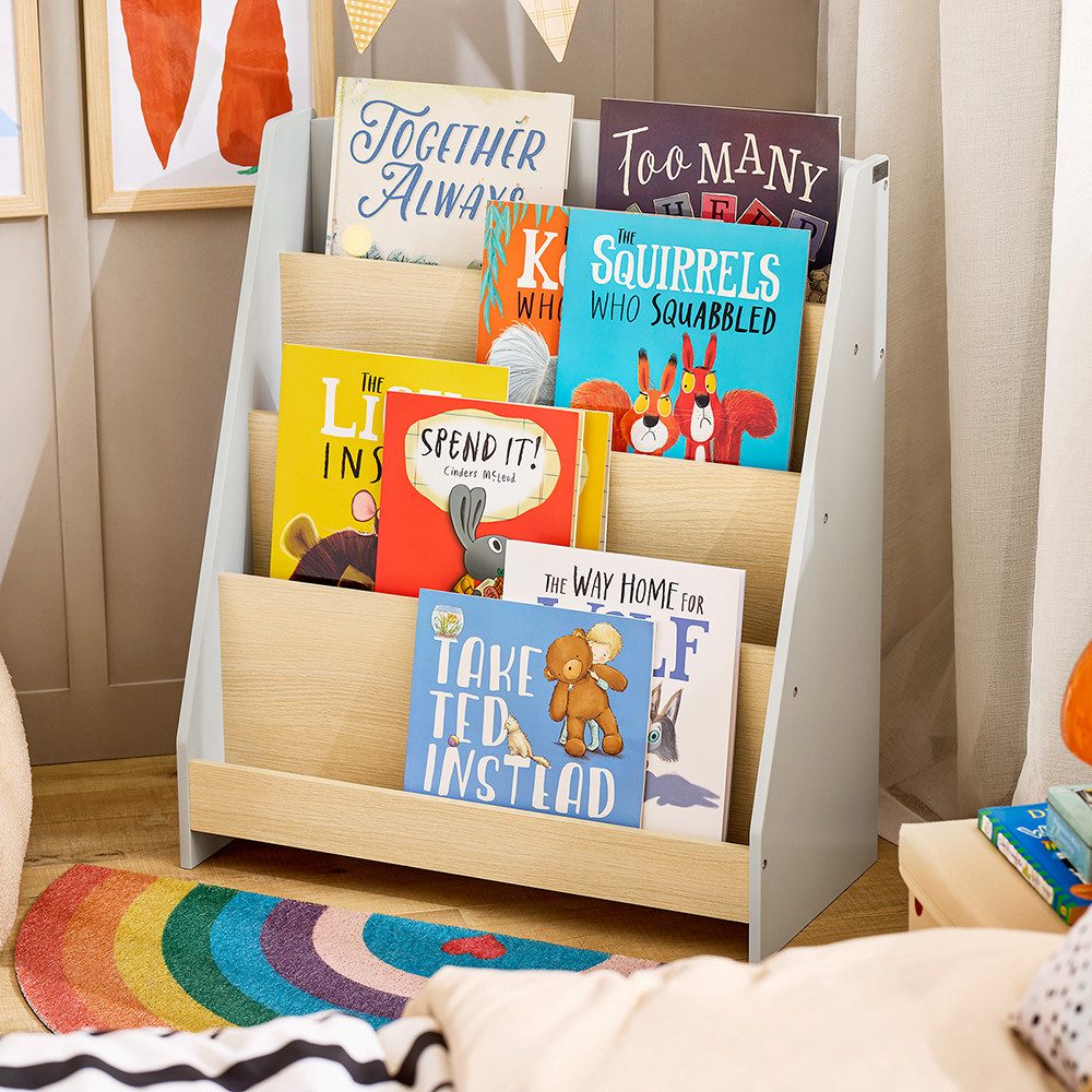 SoBuy Bücherregal KMB106, Kinderregal Zeitungsständer mit günstig online kaufen