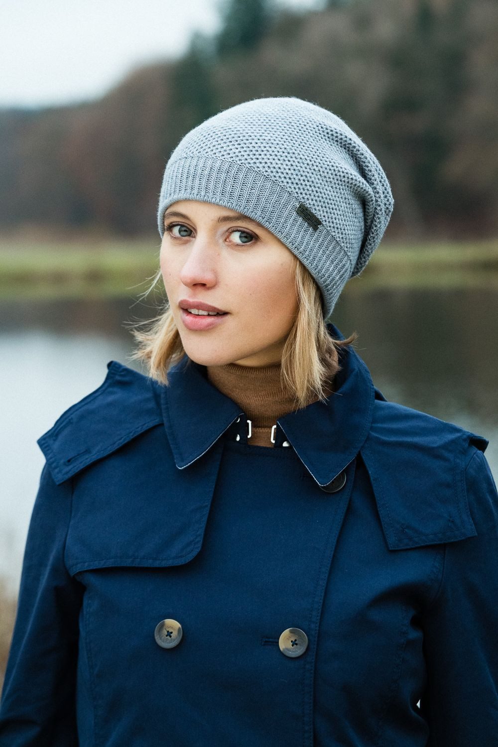 Eisglut Strickmütze Strick-Beanie Zina mit Fleece-Innenband