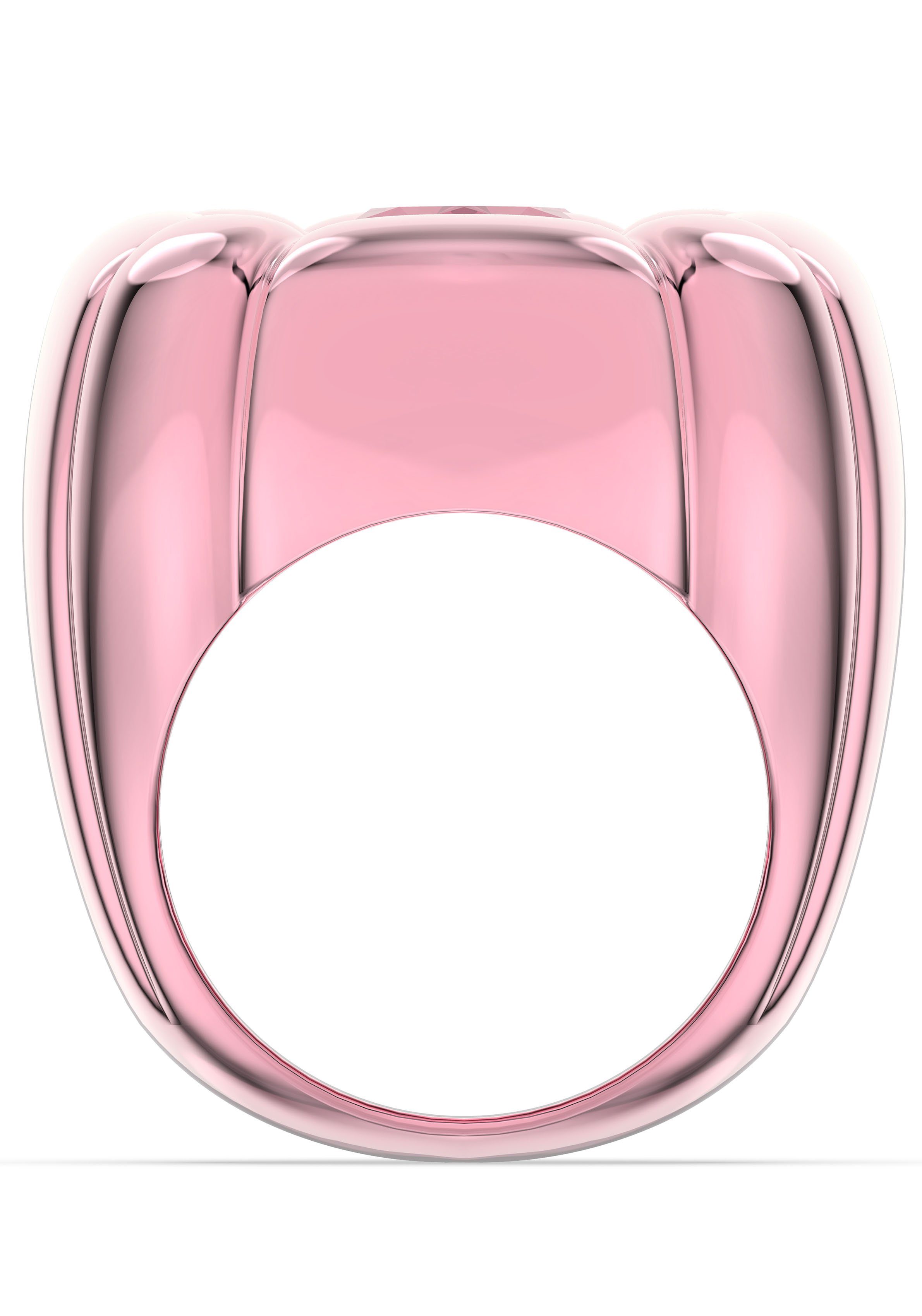 Ring, Kristall Swarovski® Swarovski Cocktail Fingerring 5610803,5609721, rosa-pink Dulcis mit 5610804,5609725,