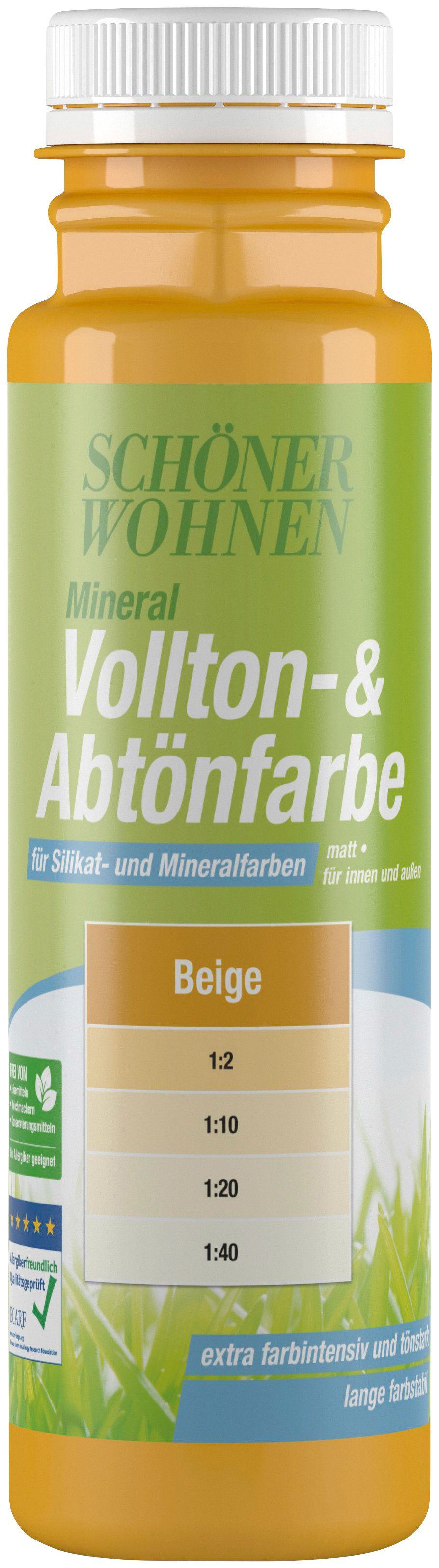 SCHÖNER WOHNEN FARBE Vollton- und Abtönfarbe Vollton- & Abtönfarbe, zum Abtönen von Dispersionsfarben und -putzen, farbintensiv