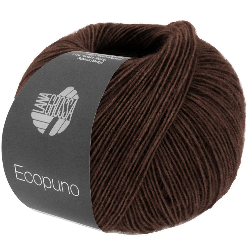 LANA GROSSA ECOPUNO Häkelwolle, 215 m (superweiches Ganzjahresgarn aus Baumwolle mit Merino und Baby Alpaka), 50 g