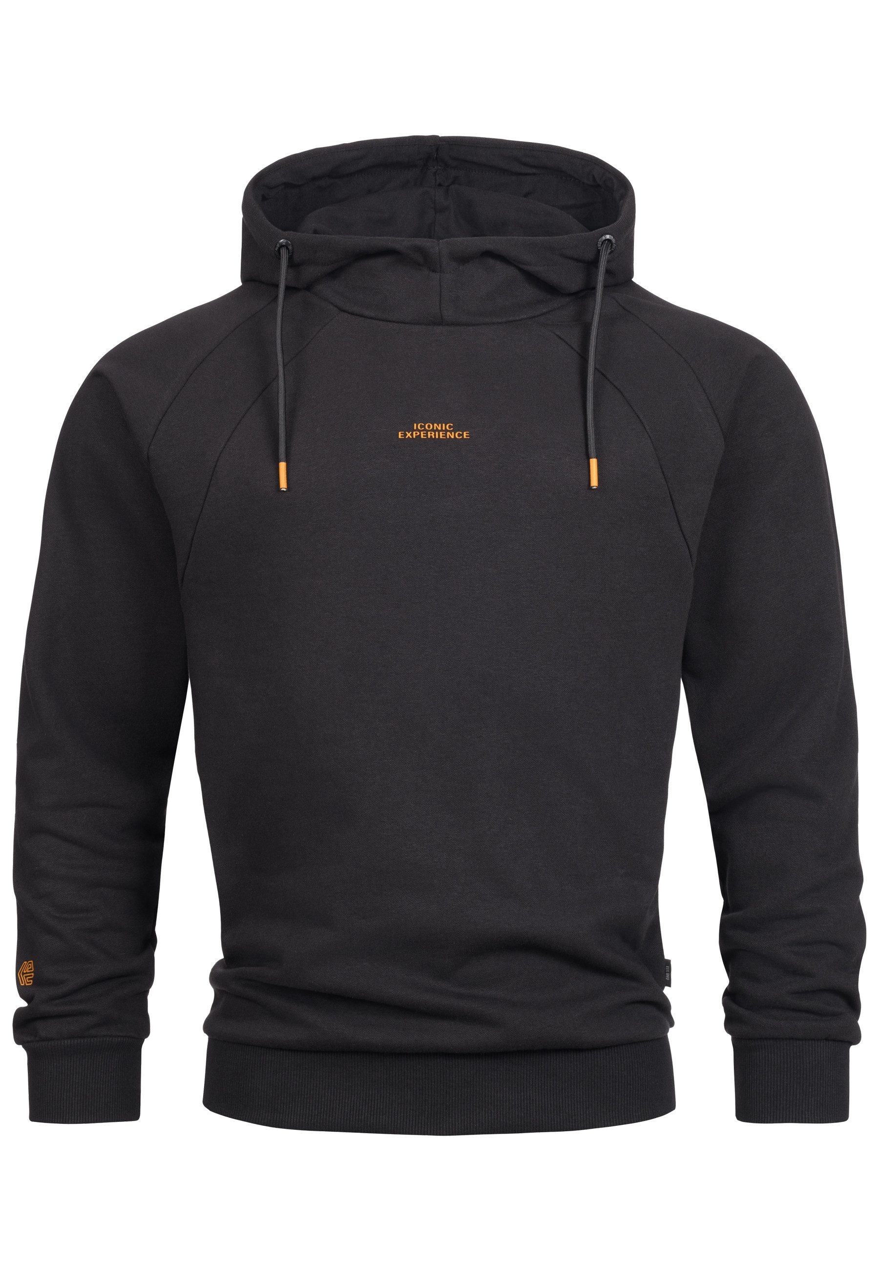 Indicode Kapuzenpullover INVir mit kurzem Schalkragen günstig online kaufen