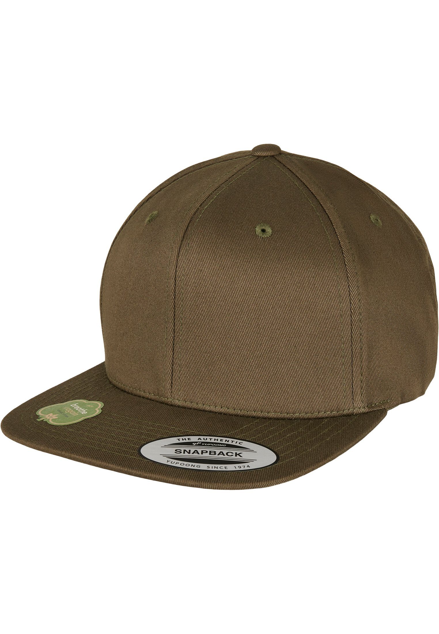 Flexfit Flex Cap Flexfit 6089OC Organic Cotton Snapback burnt olive