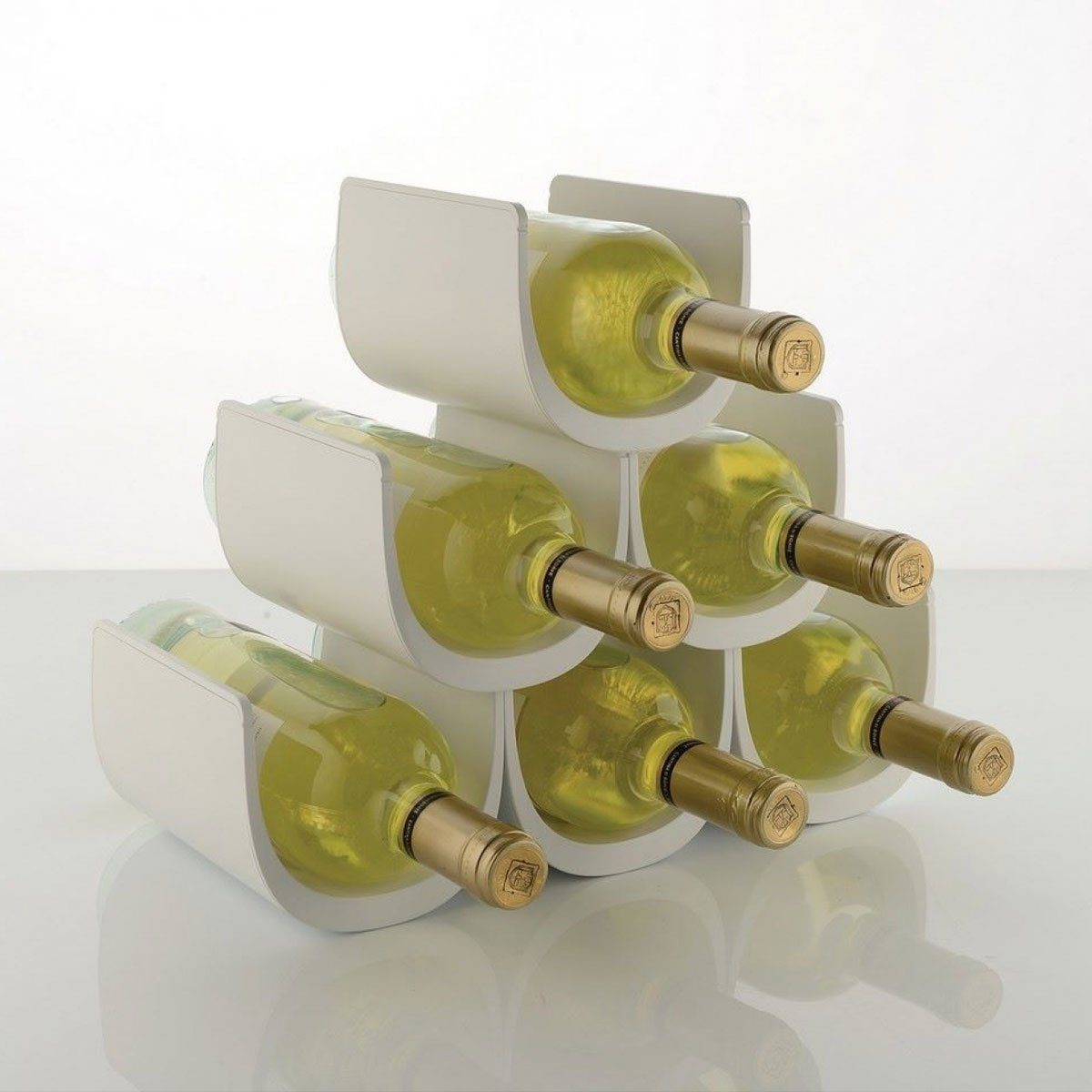 Alessi Flaschenregal Noè für 6 Flaschen; Weinregal