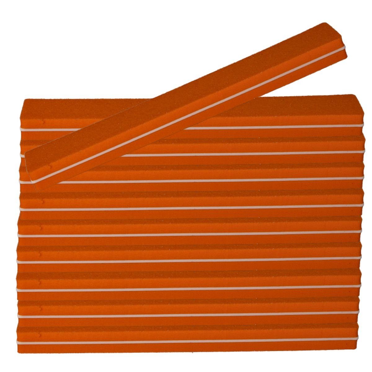 Stück -Breit Gerade 10 Sun Garden Sandblatt-Nagelfeile Nagelstudio Nails - Buffer Orange Buffer F Nagelfeile