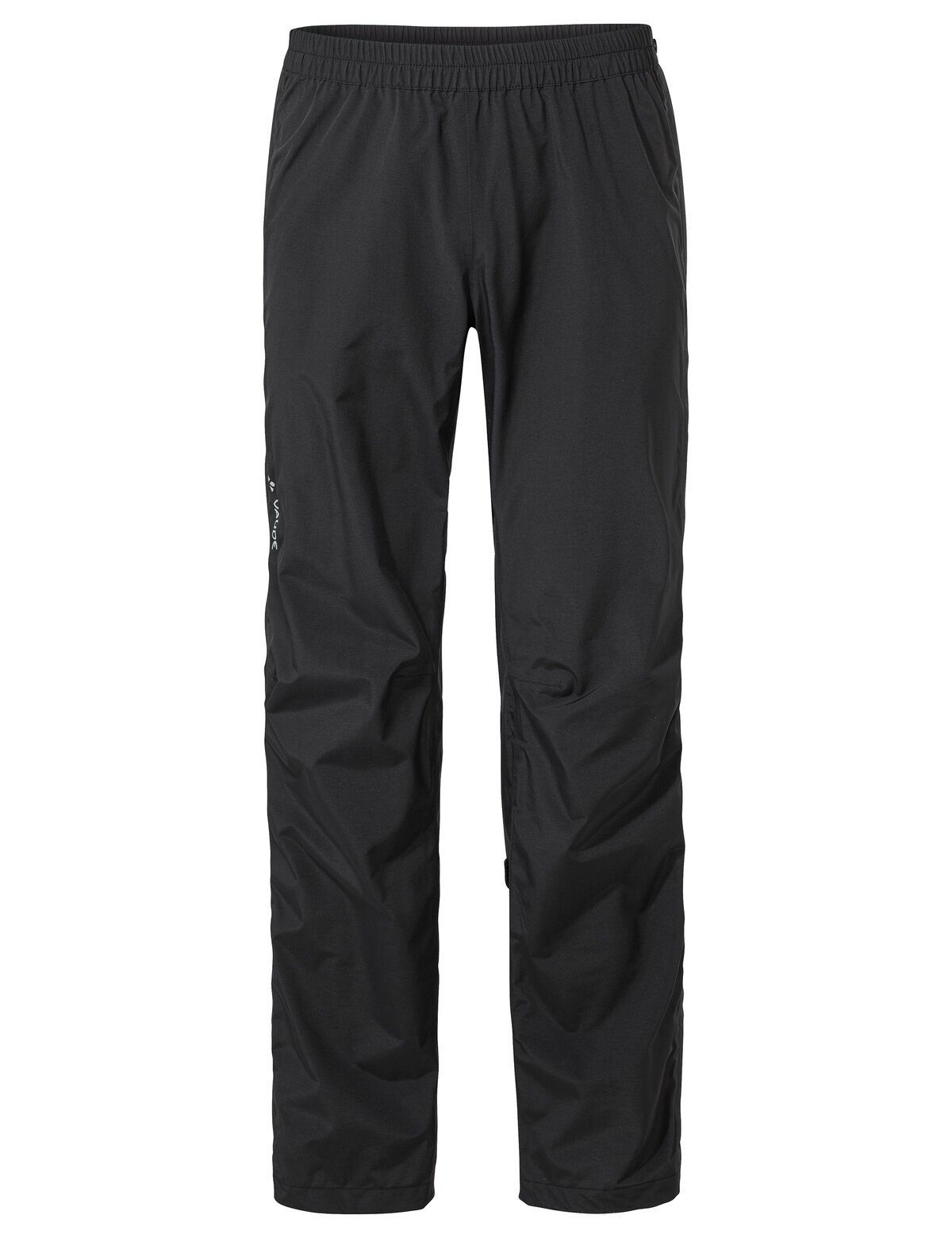 VAUDE Funktionshose Men's Yaras Rain Zip Pants IV (1-tlg) atmungsaktive und schnelltrocknende Radhose