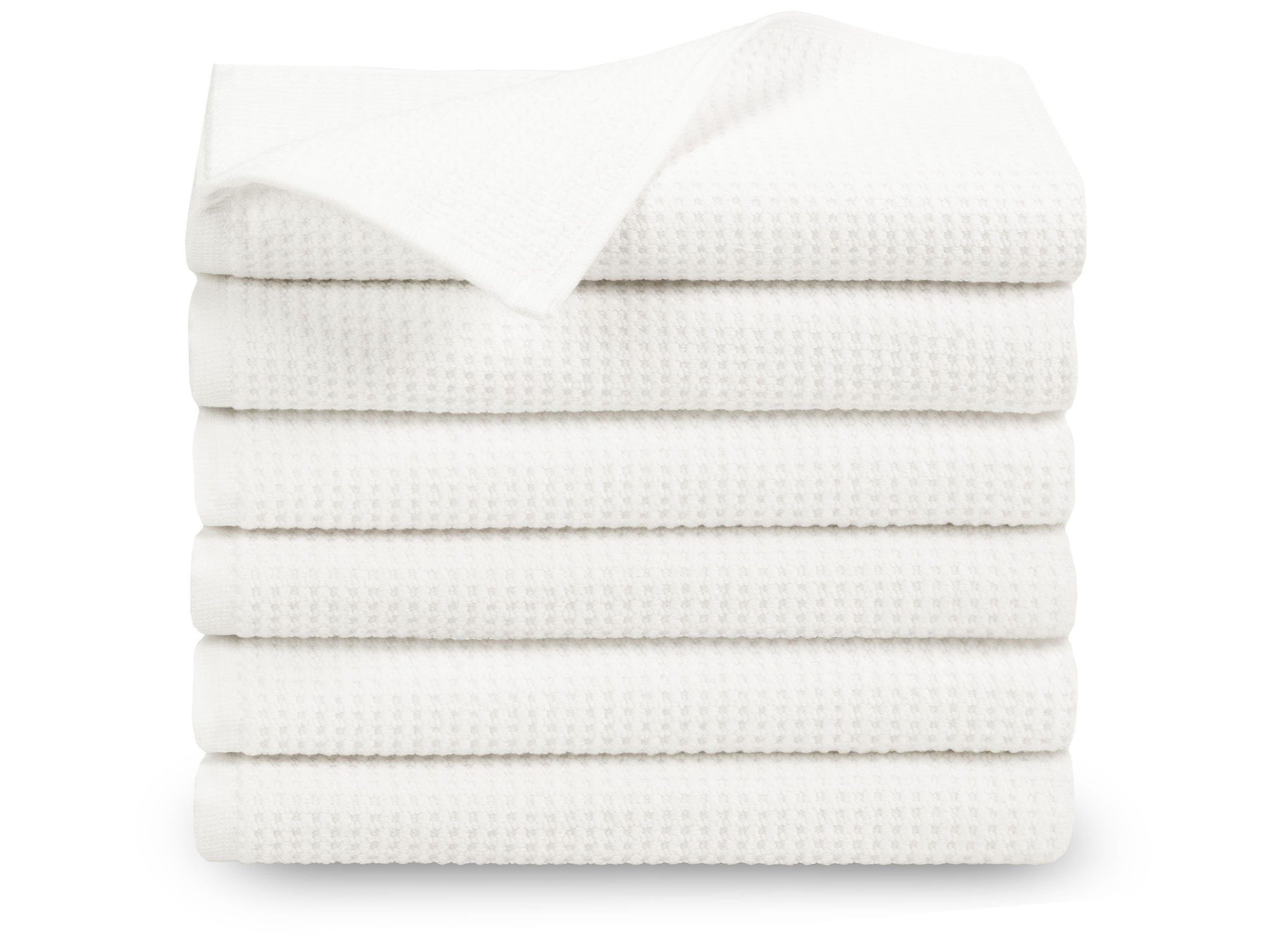 ZOLLNER Handtücher, Waffelpique (6-St), 50 x 70 cm, 100% Baumwolle, vom Hotelwäschespezialist