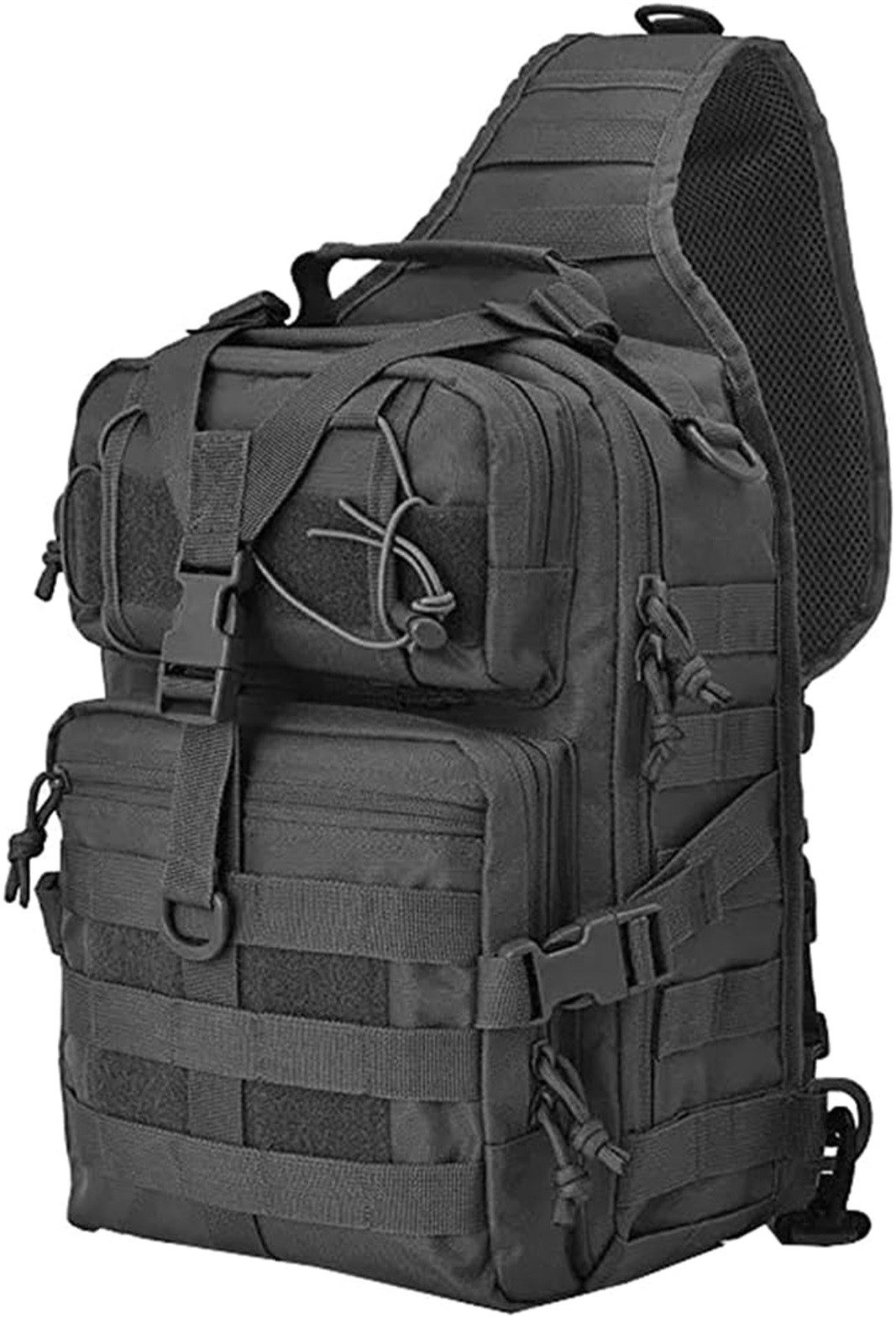 MOPUEA Tagesrucksack 20L Taktische Sling Schulter Rucksack, Brusttasche, Umhängetasche