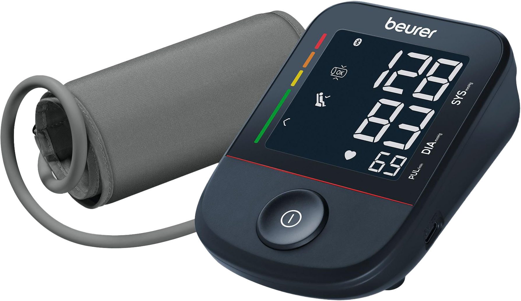Oberarm-Blutdruckmessgerät BM 48 mit Smartphone-Verbindung, Medizinprodukt