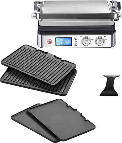 Braun Kontaktgrill Multigrill 9 CG 9043 silber, 2000 W