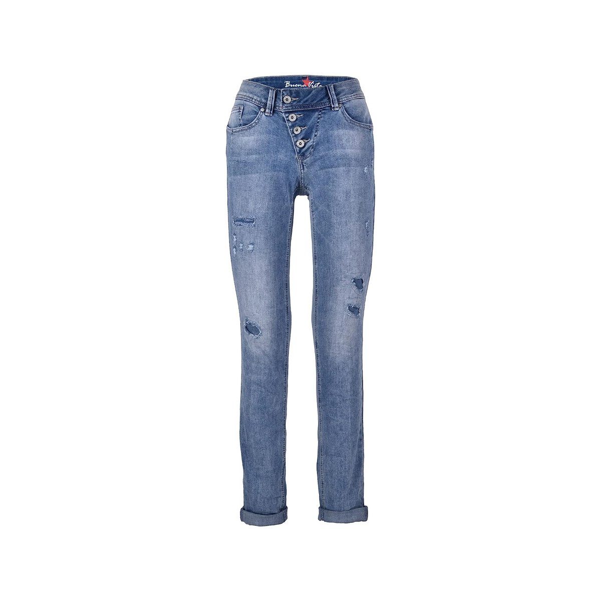 Buena Vista Shorts blau regular fit (1-tlg)