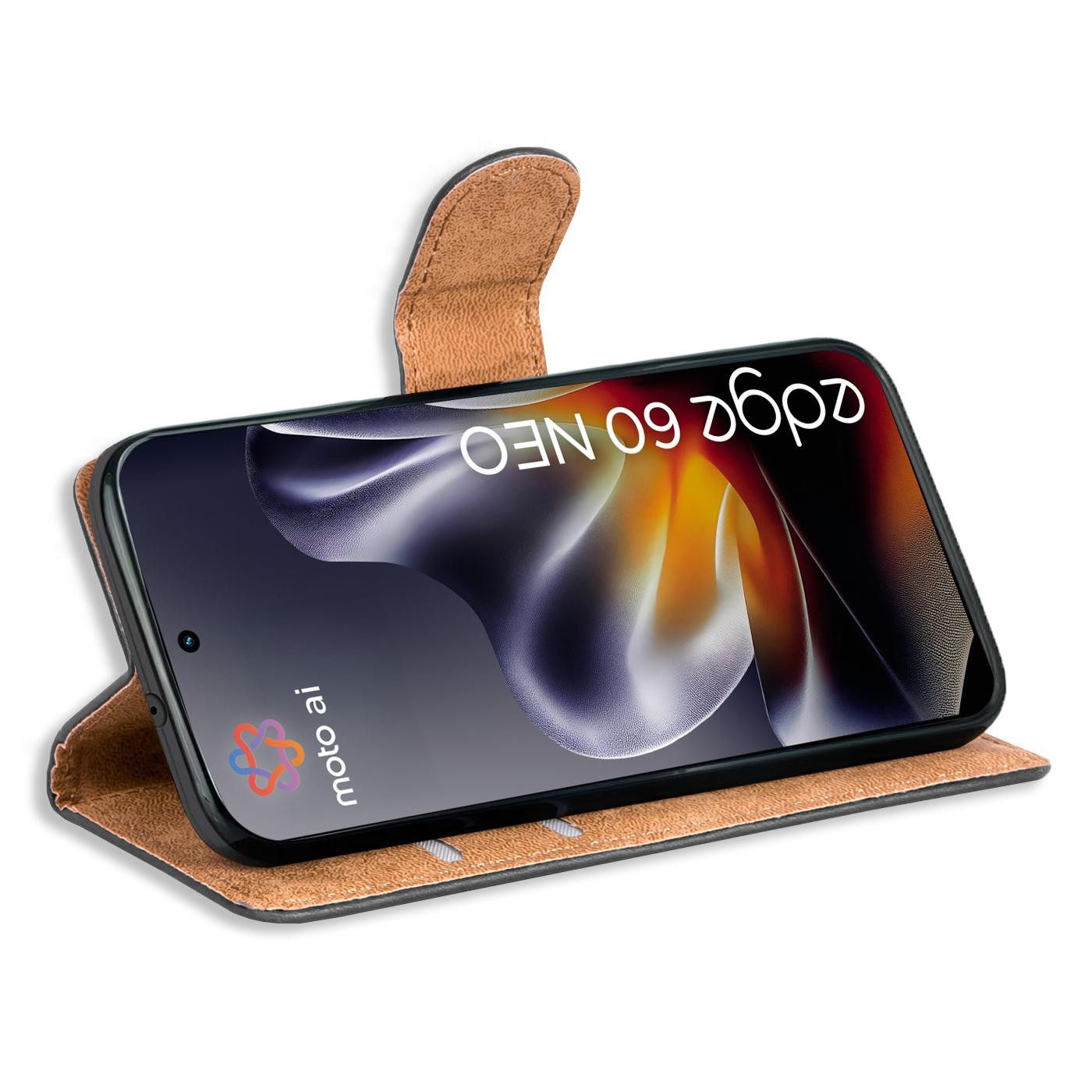 CoolGadget Handyhülle Wallet Klapp Tasche Book Case für Motorola Edge 60 Neo, Hülle Klapphülle Flip Cover Etui Schutzhülle – Bild 4 von 5