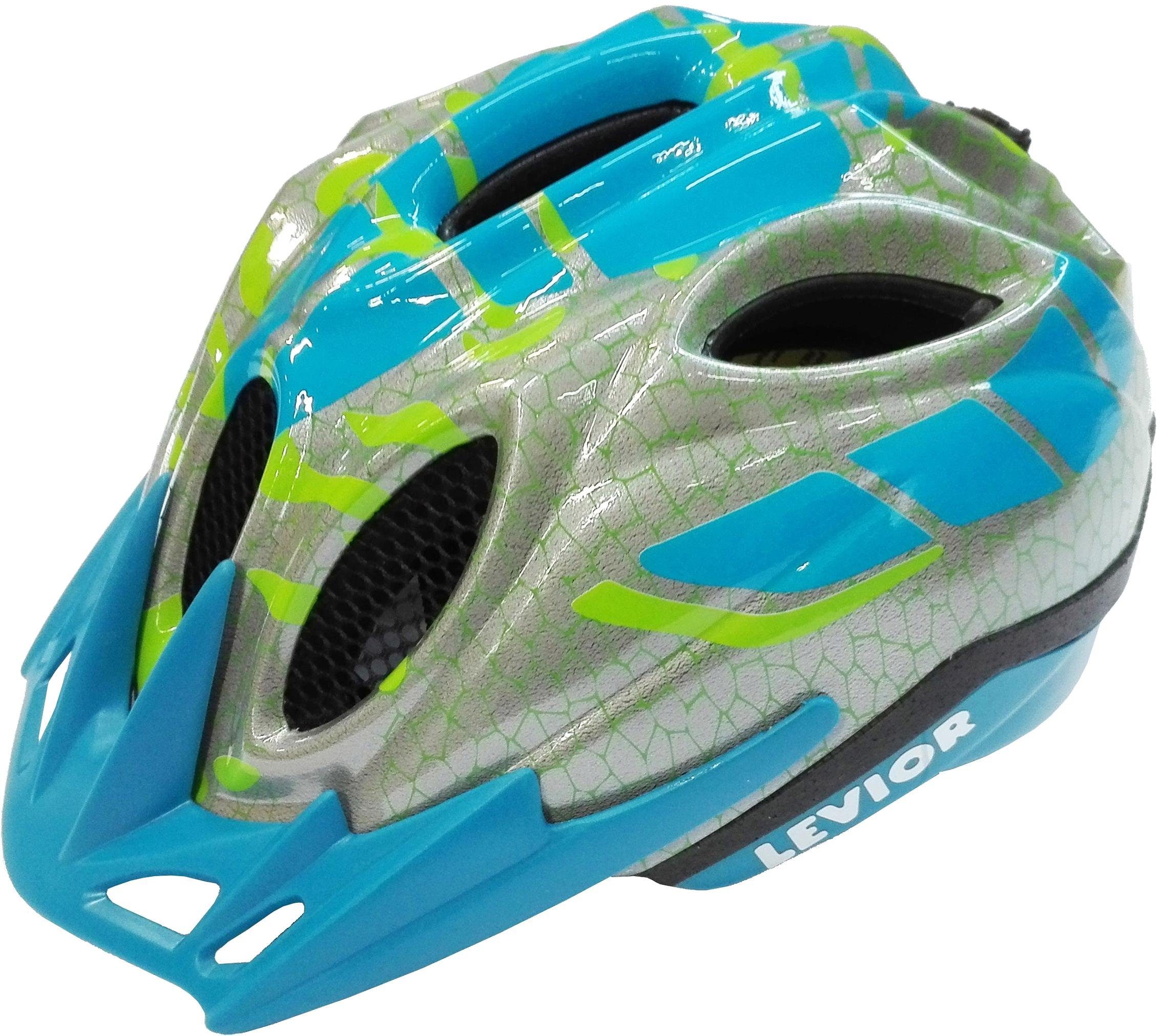 Levior Kinderfahrradhelm K-Star Violet, Schale reflektierend