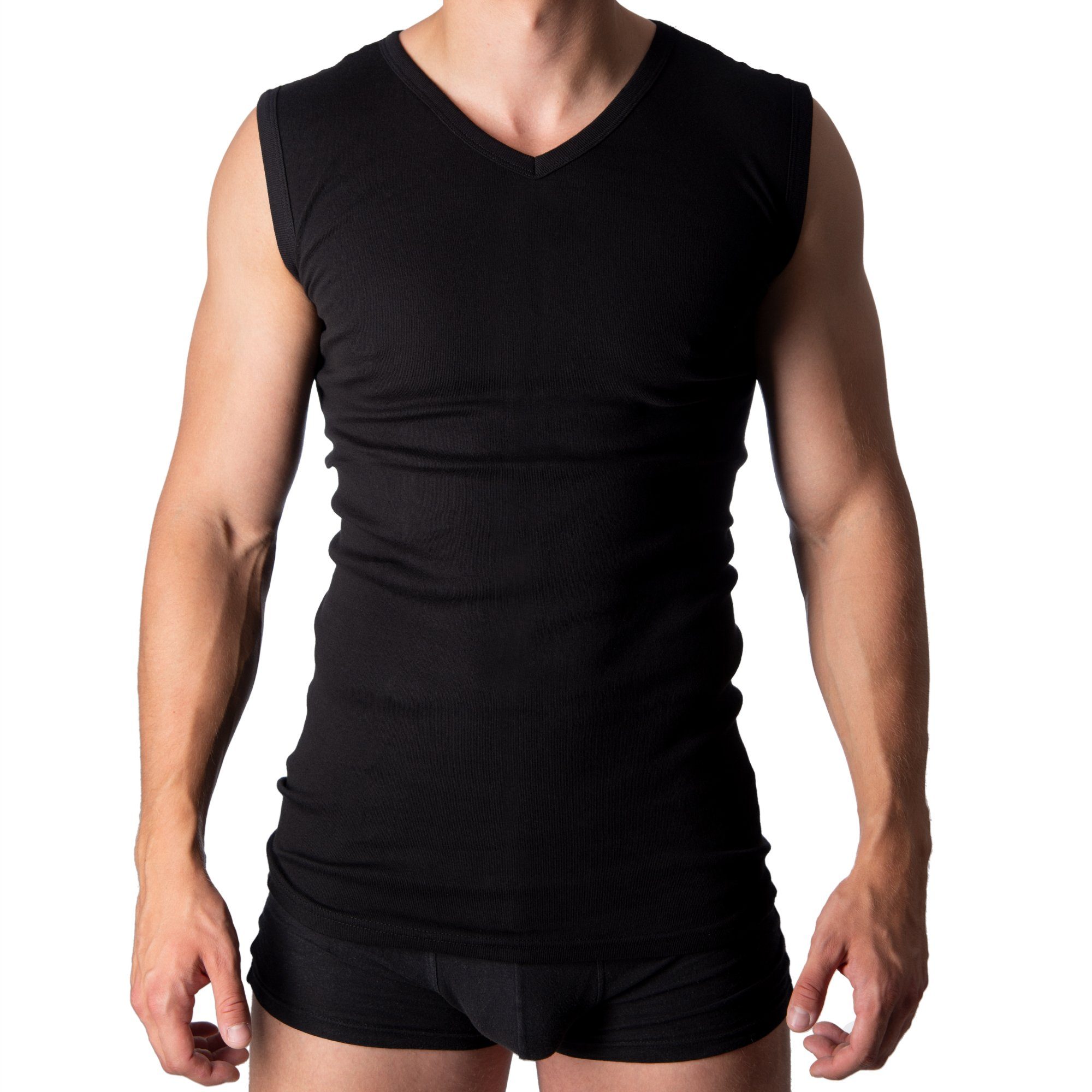 Black Snake Achselhemd klassische Business V-Neck günstig online kaufen