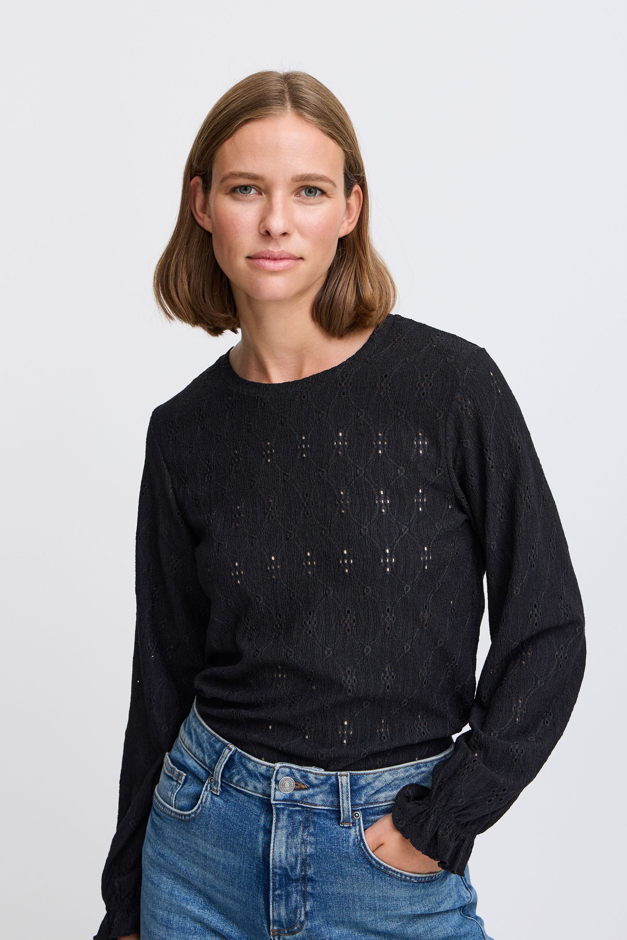 b.young Langarmbluse BYSILVA ONECK BLOUSE - günstig online kaufen